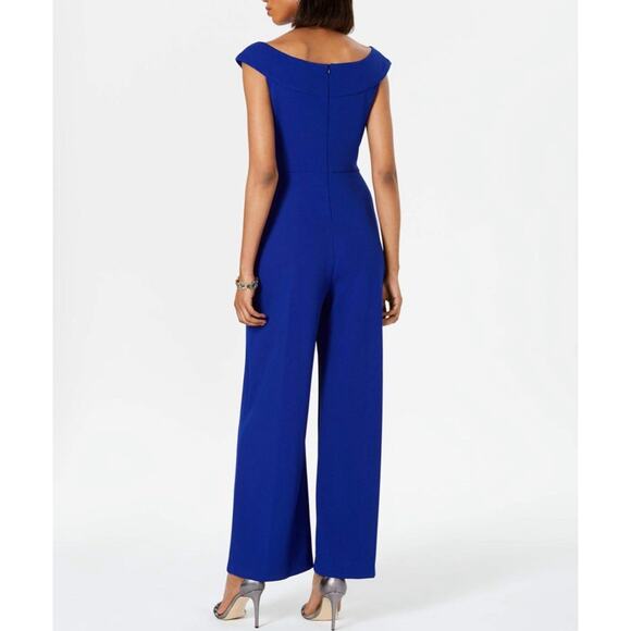 Connected Apparel NWT Blue JUMPSUIT Sz 14P - Picture 2 of 7